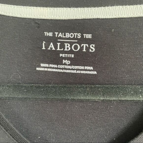 2/$30 PIMA COTTON V-NECK TEE PETITE - Picture 3 of 4